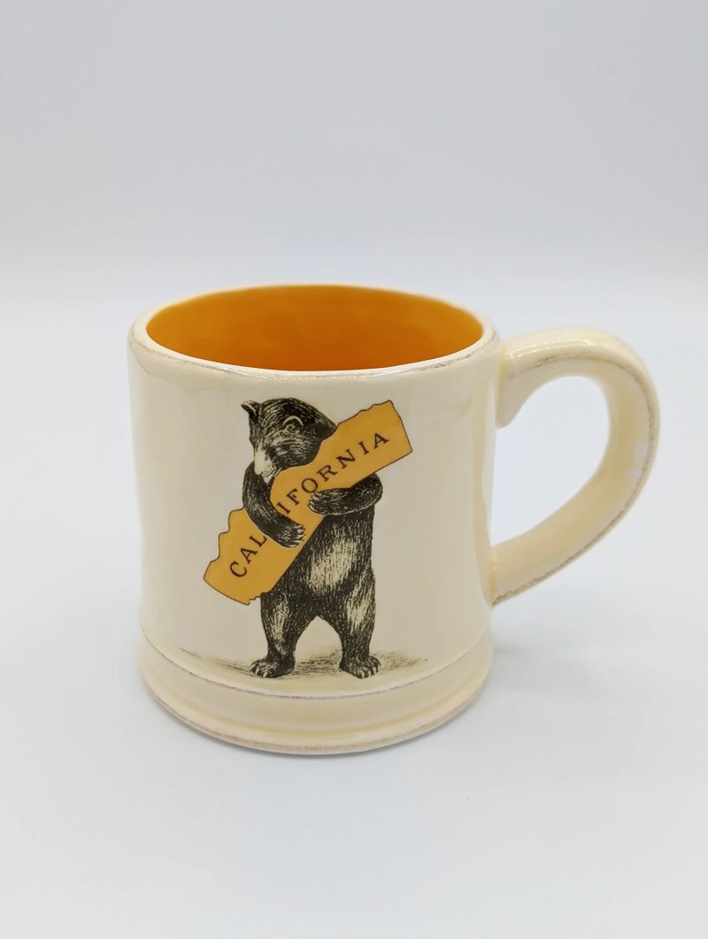 trendy bohemian ceramic mug bear i love you california bear 904