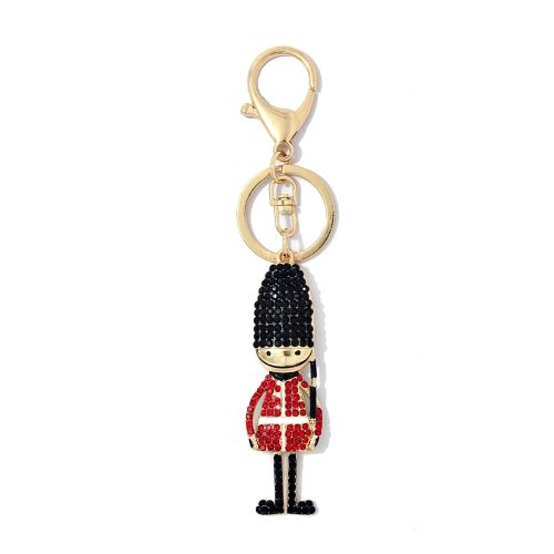 trendy bohemian keychai soldier figure queen guard key chain daisy 990