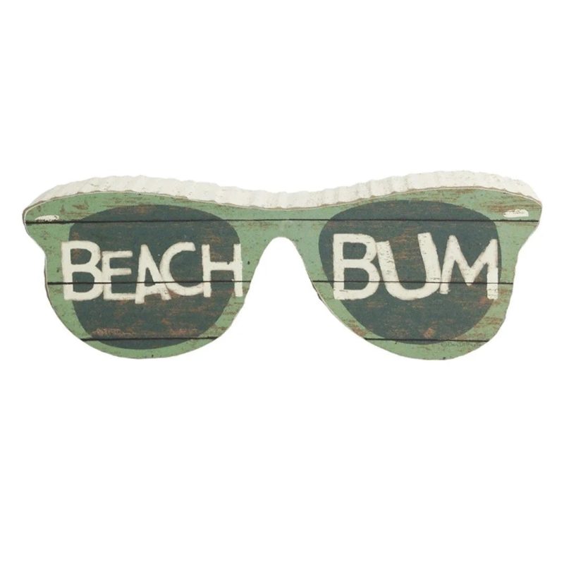 trendy bohemian pair sunglasses word beach bum chunky sitter daisy 982