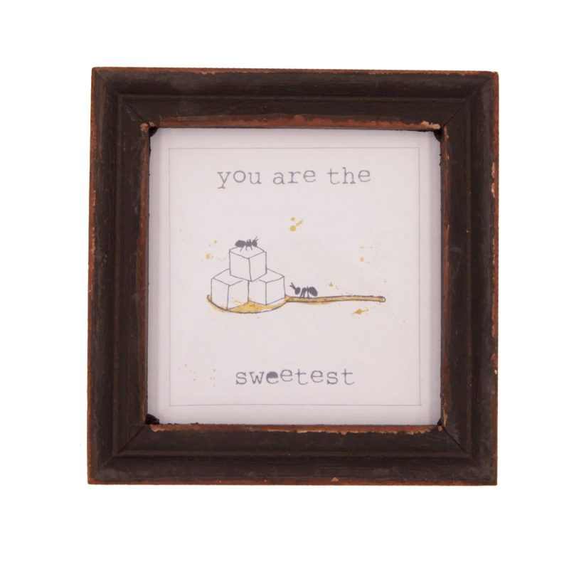 trendy bohemian small picture frame you are the sweetest wood framed 197