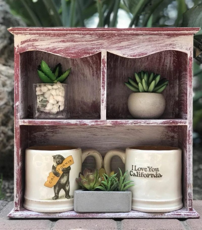 trendy bohemian small shelf two i love you california bear hug 732