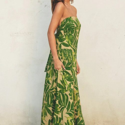 trendy bohemian strapless maxi dress beautiful escape strapless maxi 241