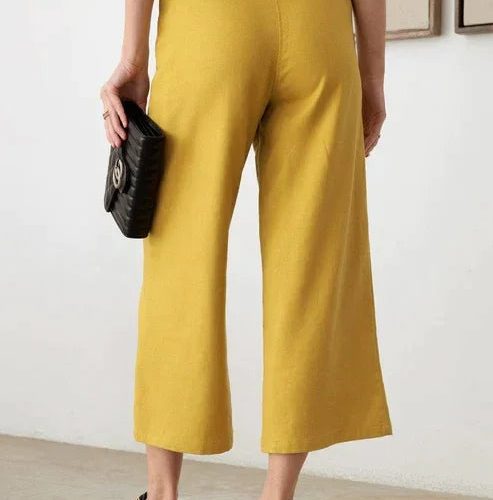 trendy bohemian woman black yellow belted asymmetric waistband snap 682