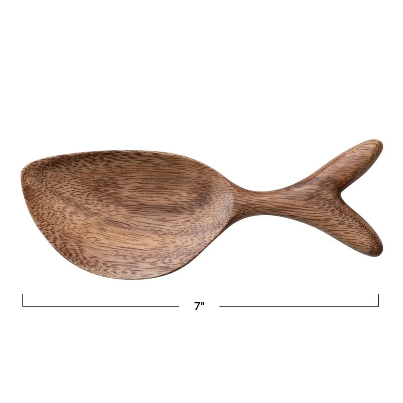 trendy bohemian wooden fish shaped acacia wood fish shaped dish 570